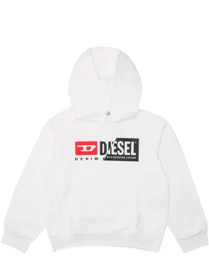 Diesel Kids Logo Printed Hoodie