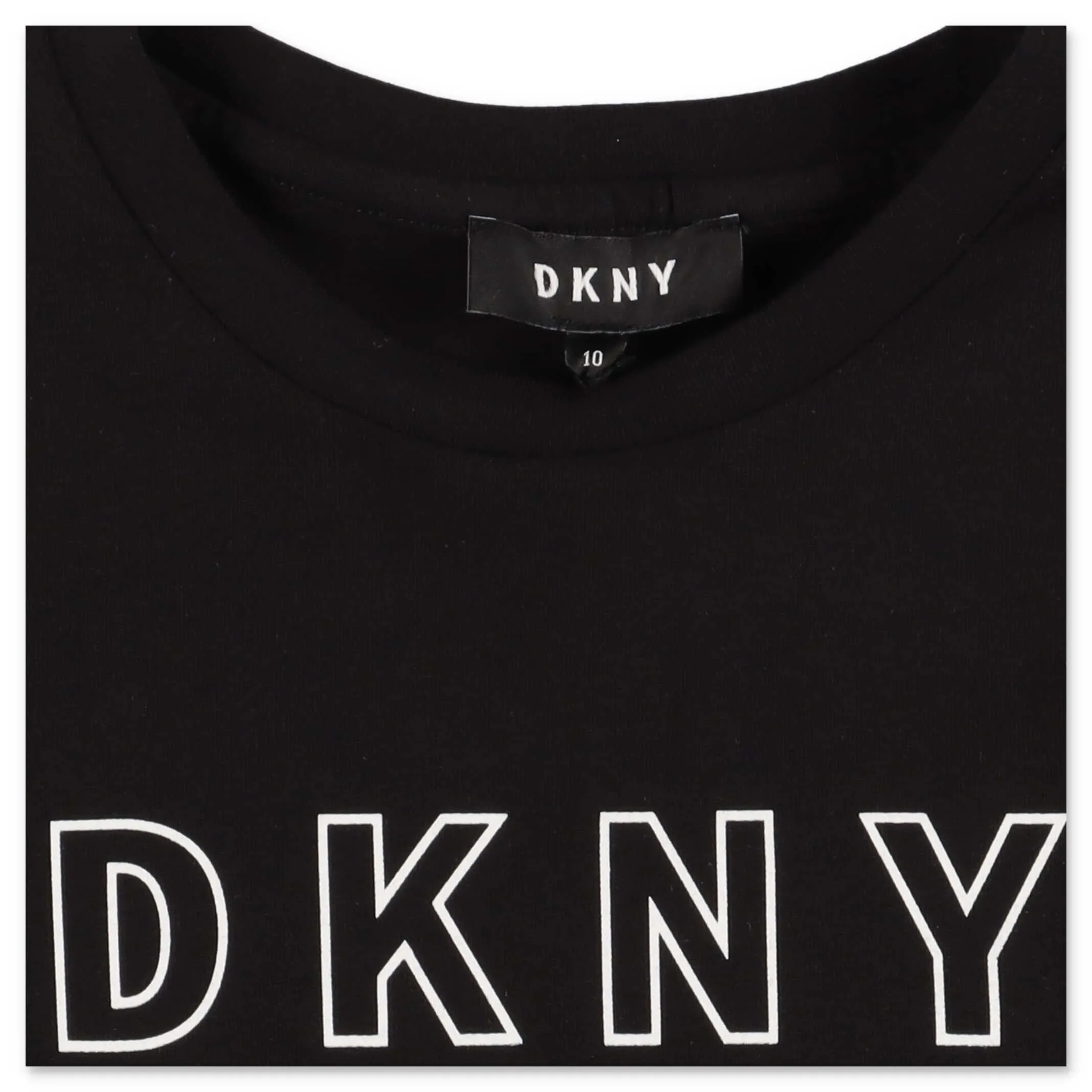 DKNY Kids Logo Print Crewneck T-Shirt