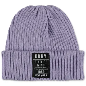 DKNY Kids Rib-Knit Beanie