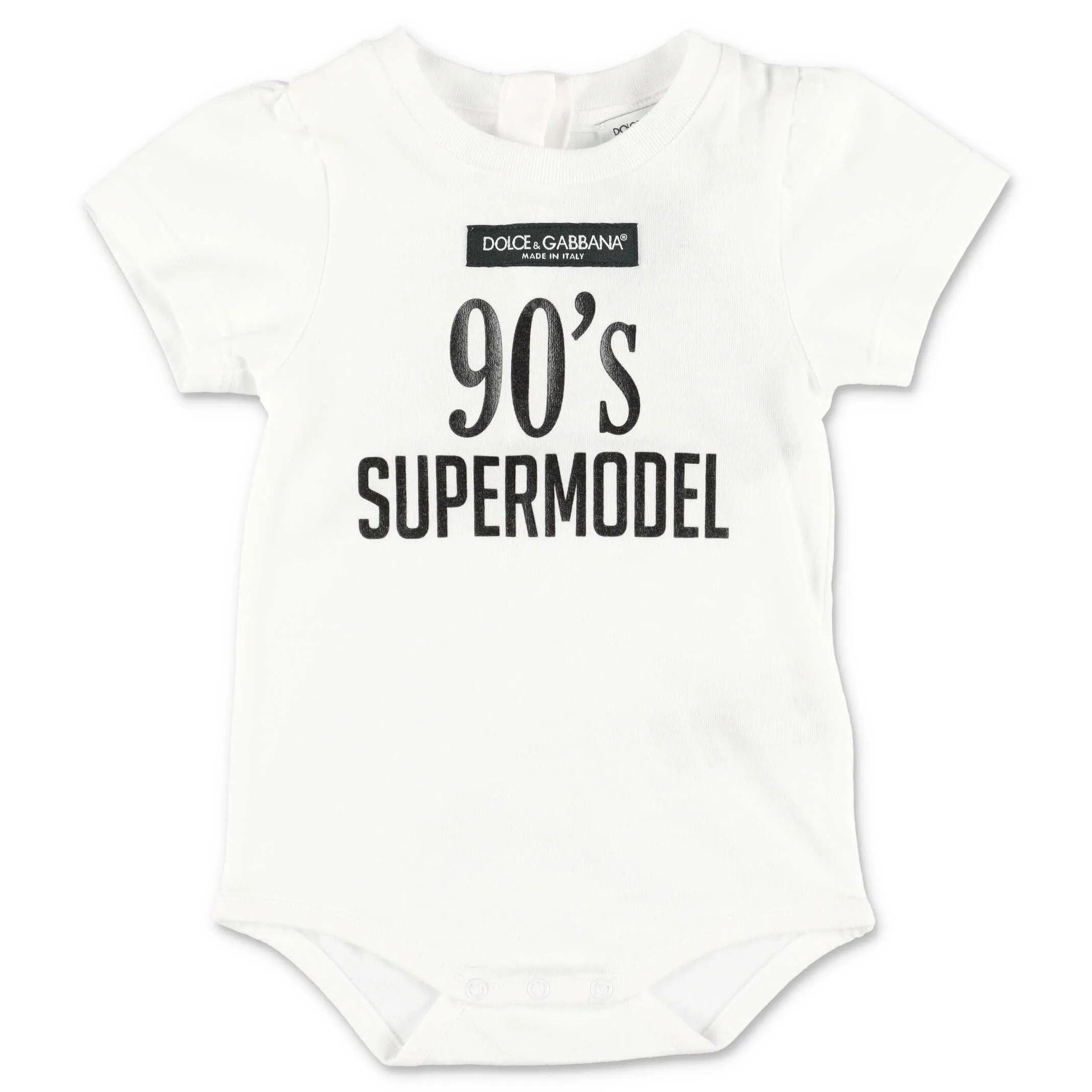 Dolce & Gabbana Kids 90s Supermodel Printed Onesie