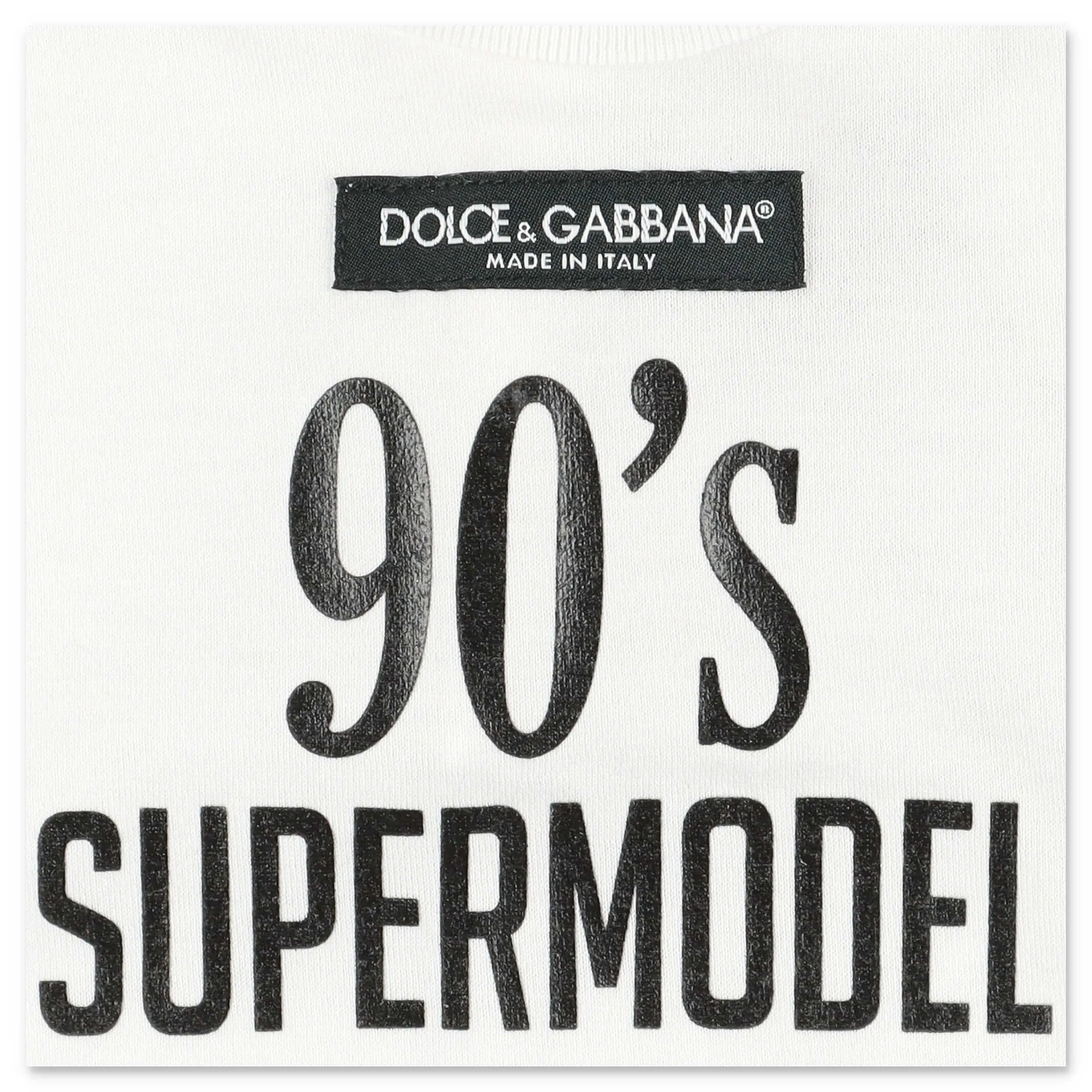 Dolce & Gabbana Kids 90s Supermodel Printed Onesie