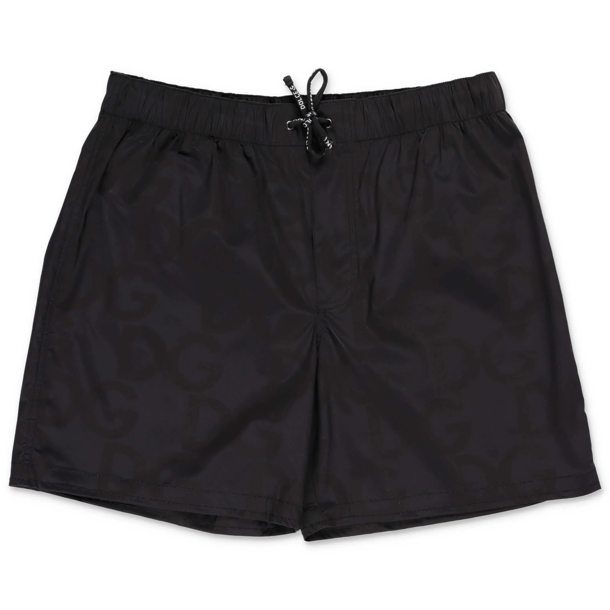 Dolce & Gabbana Kids All-Over Logo Print Swim Shorts