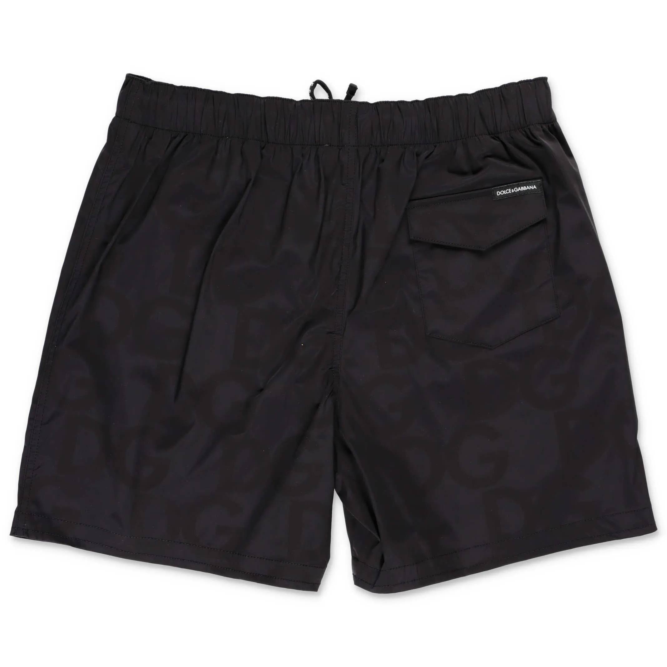 Dolce & Gabbana Kids All-Over Logo Print Swim Shorts