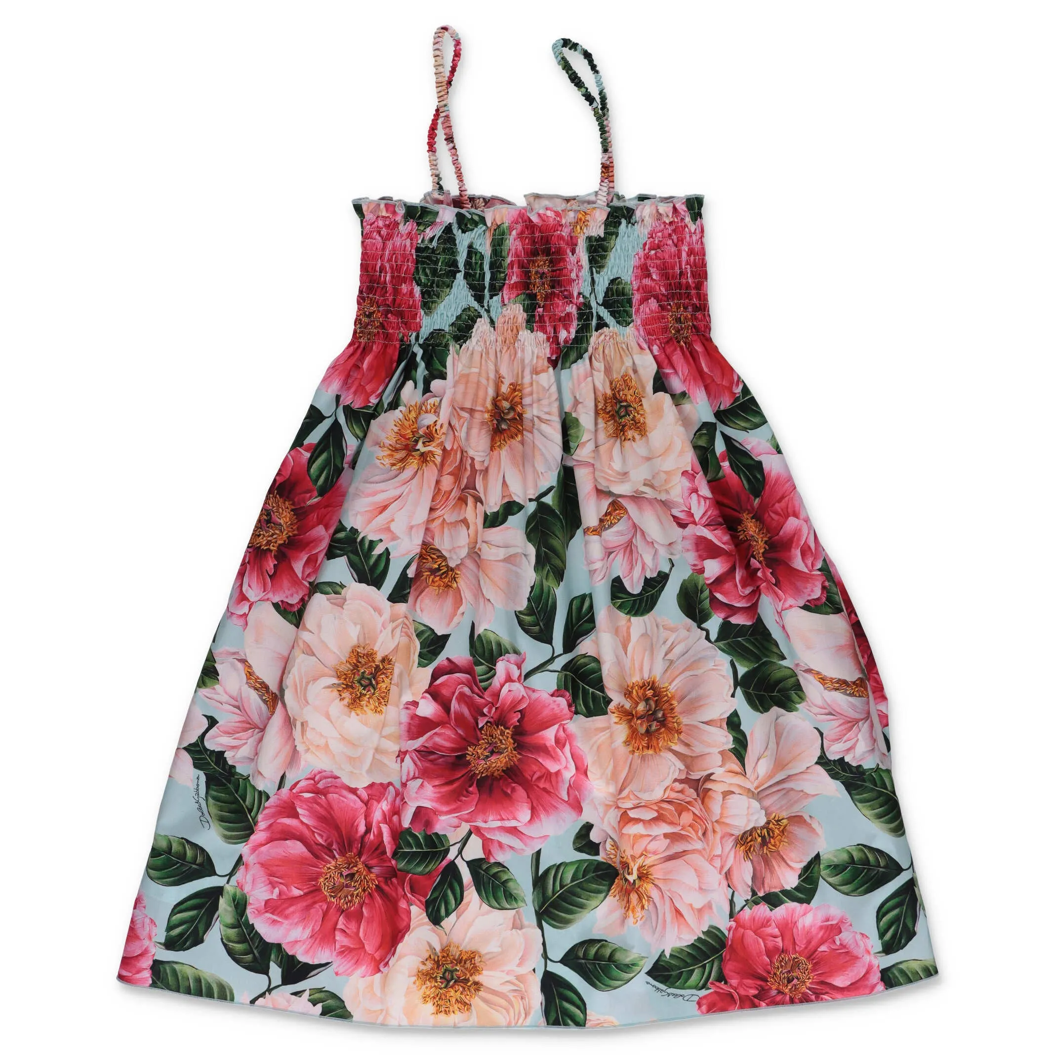 Dolce & Gabbana Kids Camellia Print Dress