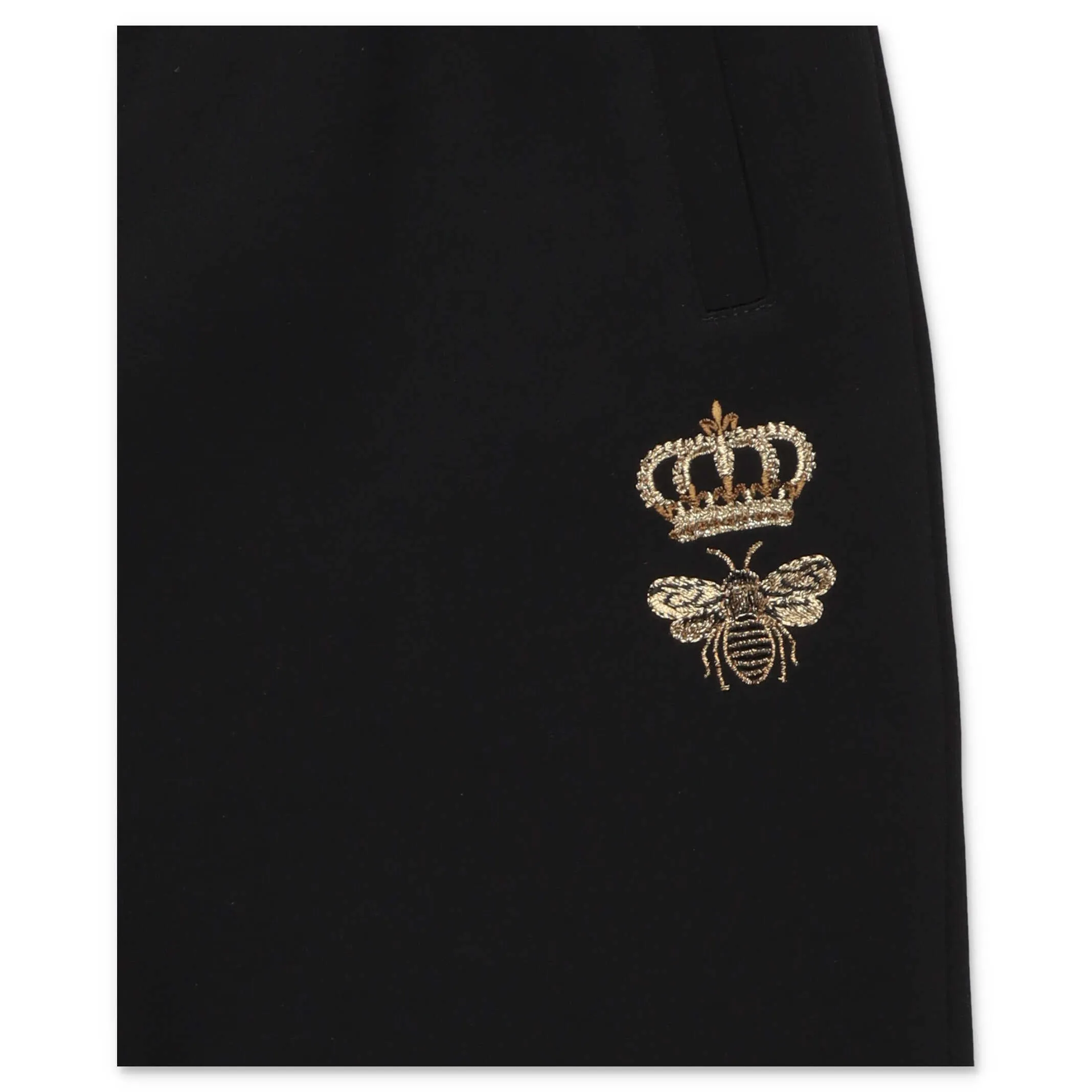 Dolce & Gabbana Kids Crown And Bee Embroidered Jogging Pants