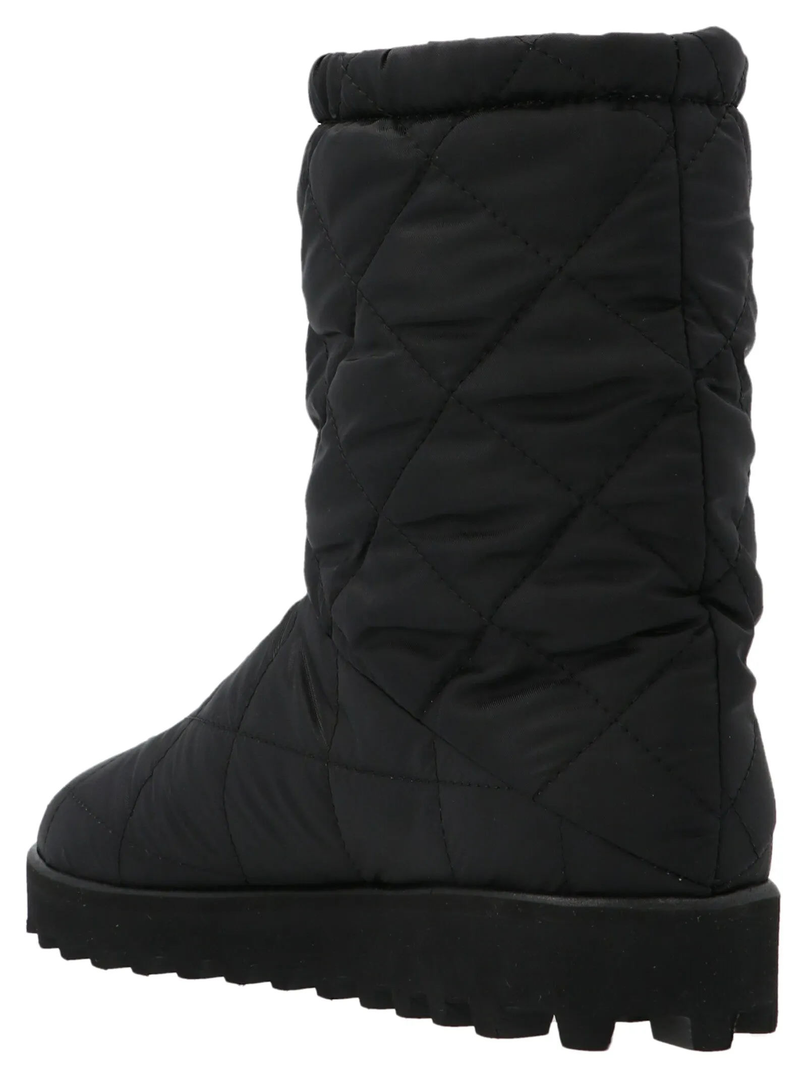 Dolce & Gabbana Kids DG Logo Patch Boots