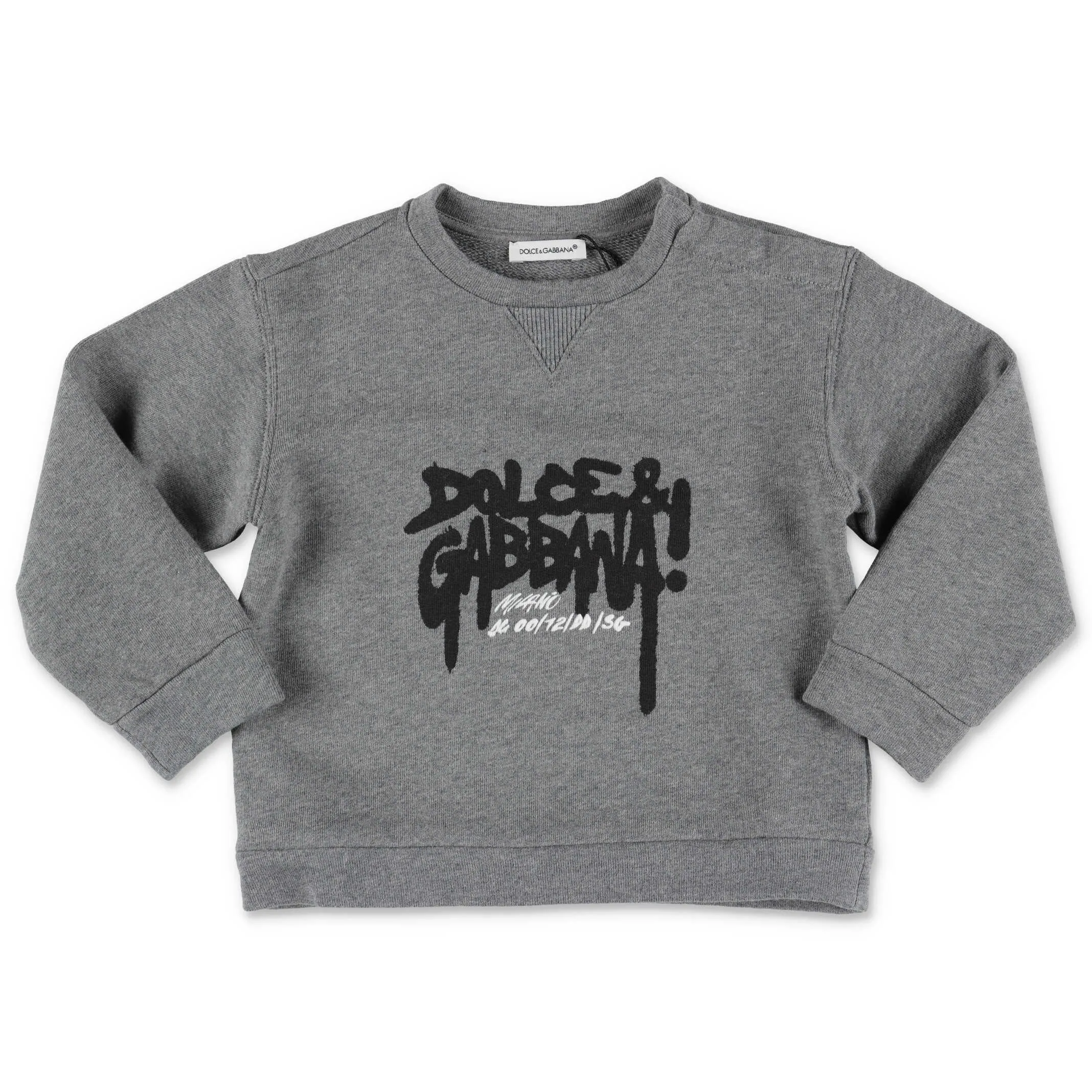 Dolce & Gabbana Kids Graffiti Logo Printed Sweatshirt