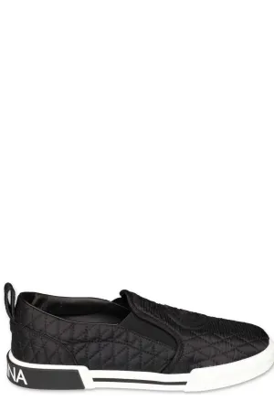 Dolce & Gabbana Kids Logo Patch Sneakers