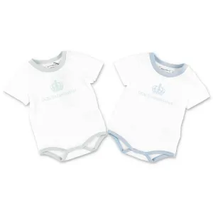 Dolce & Gabbana Kids Logo Print Two-Pack Babygrows