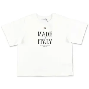 Dolce & Gabbana Kids Logo Printed Crewneck T-Shirt