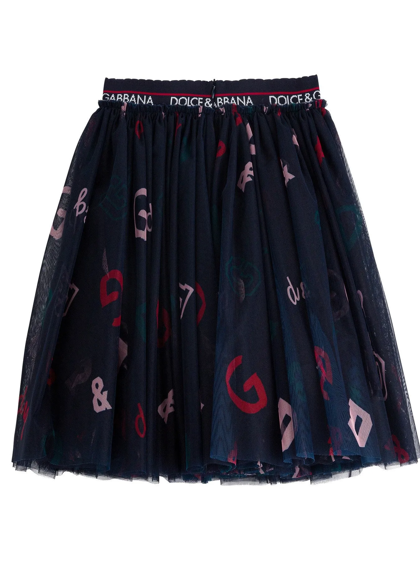 Dolce & Gabbana Kids Logo Printed Skirt
