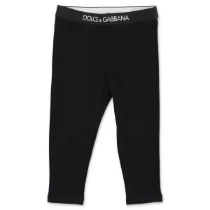 Dolce & Gabbana Kids Logo Waistband Leggings