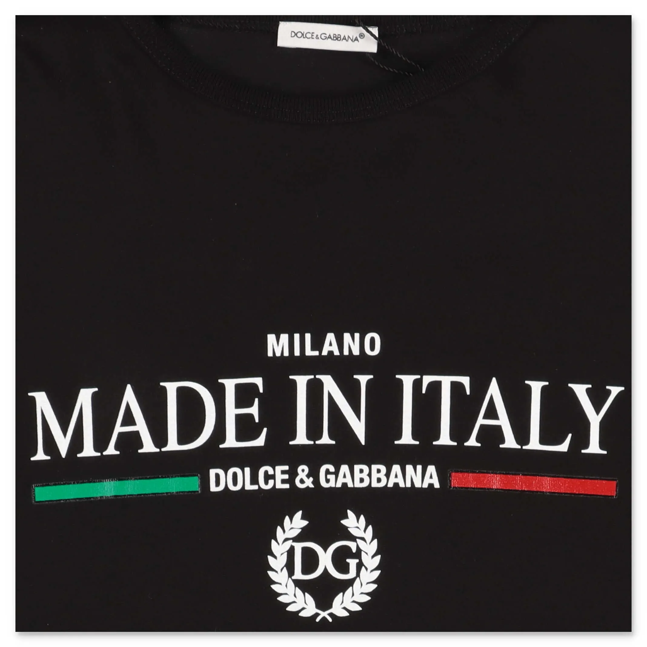 Dolce & Gabbana Kids Made In Italy Print T-Shirt