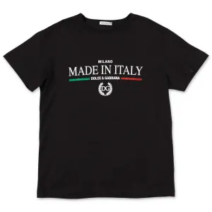 Dolce & Gabbana Kids Made In Italy Print T-Shirt
