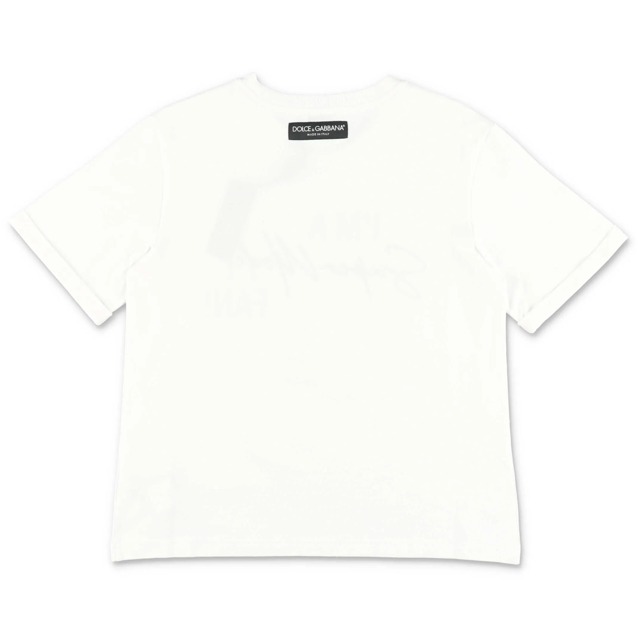 Dolce & Gabbana Kids Slogan Printed T-Shirt