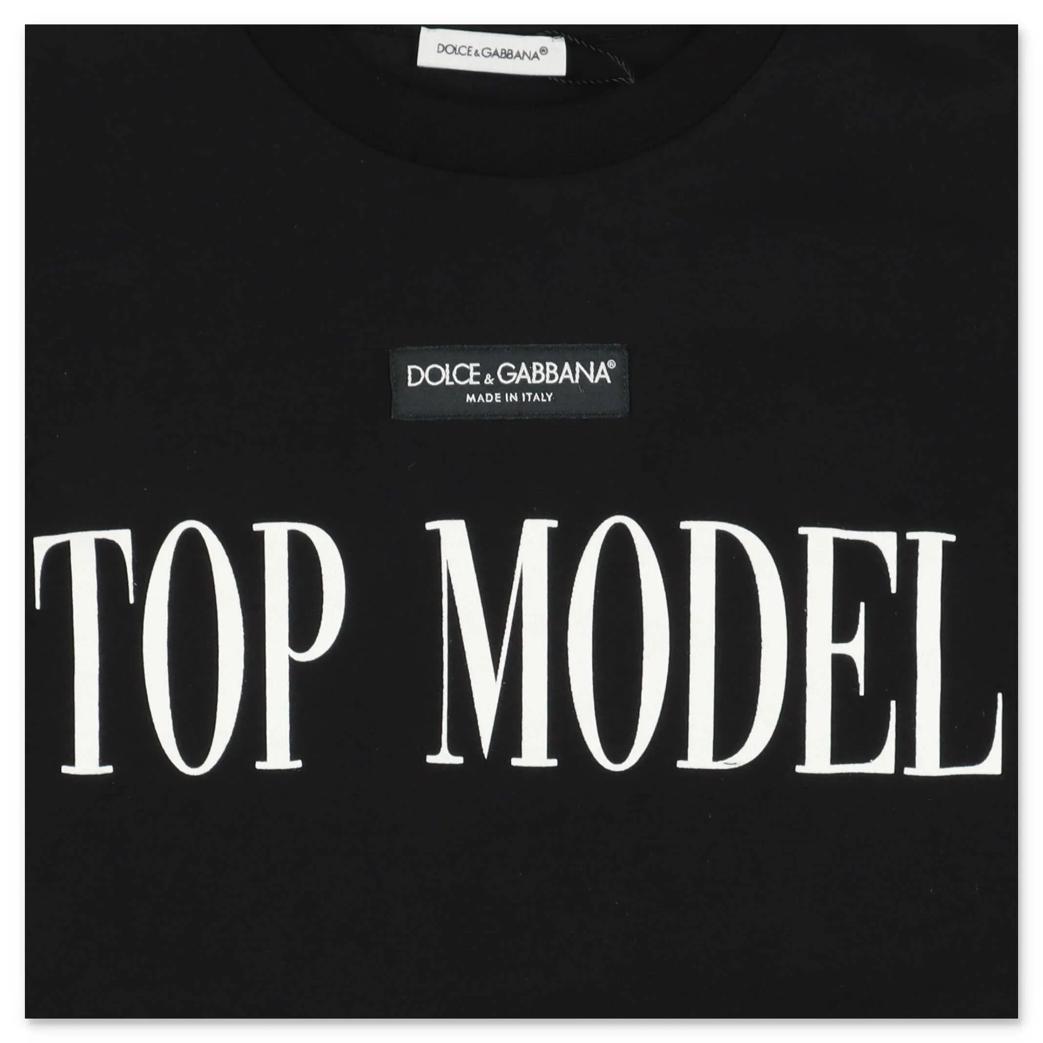 Dolce & Gabbana Kids Top Model Print T-Shirt