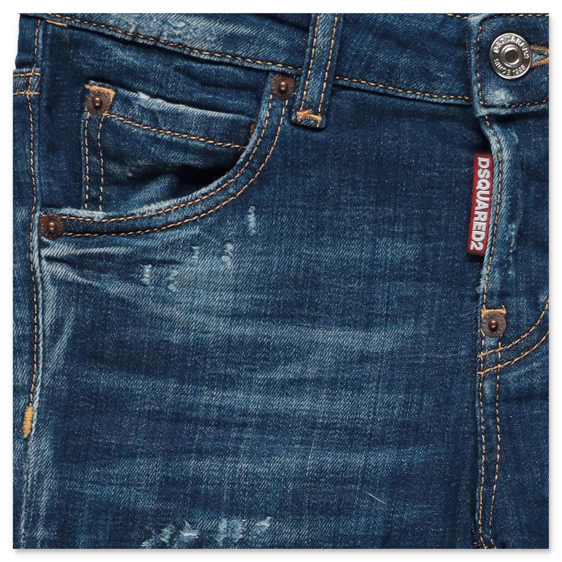 Dsquared2 Kids Distressed Skinny Jeans