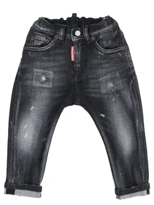 Dsquared2 Kids Distressed Skinny Leg Jeans