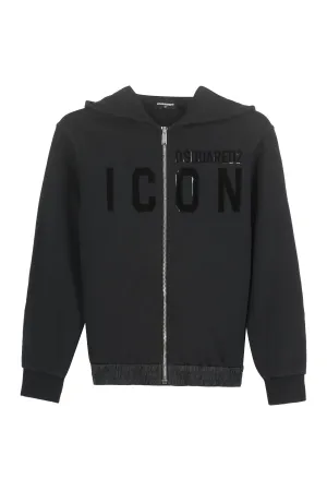 Dsquared2 Kids Icon Logo Hooded Zip-Up Jacket