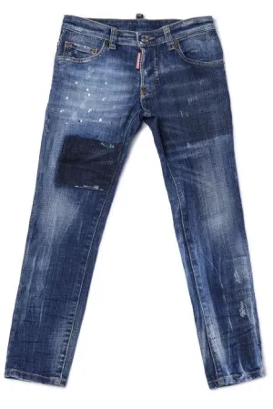 Dsquared2 Kids Logo Detailed Straight Leg Jeans