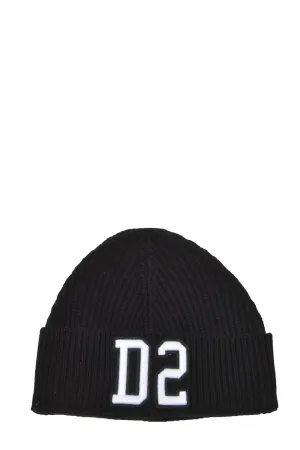 Dsquared2 Kids Logo Patch Beanie