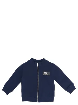 Dsquared2 Kids Logo Patch Zipped Jacket