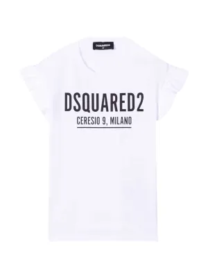 Dsquared2 Kids Logo Print Crewneck T-Shirt