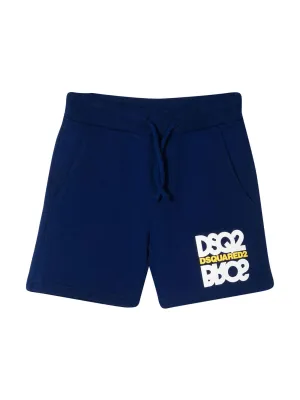 Dsquared2 Kids Logo Print Shorts