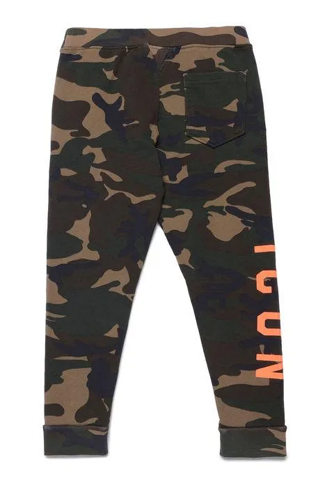 Dsquared2 Kids Logo Printed Camouflage Sweatpants