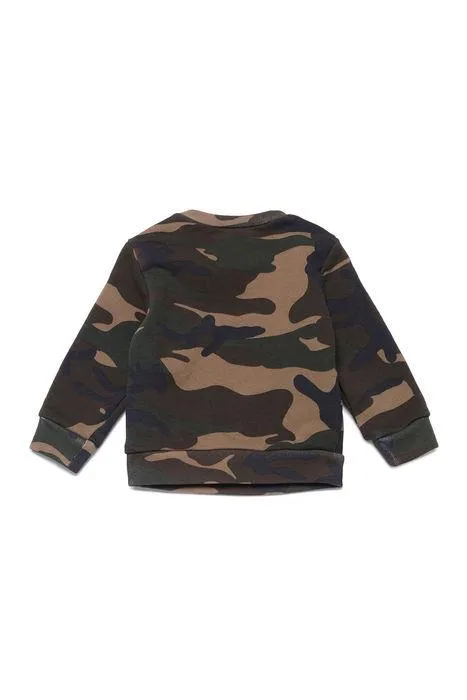 Dsquared2 Kids Logo Printed Camouflage Sweatshirt