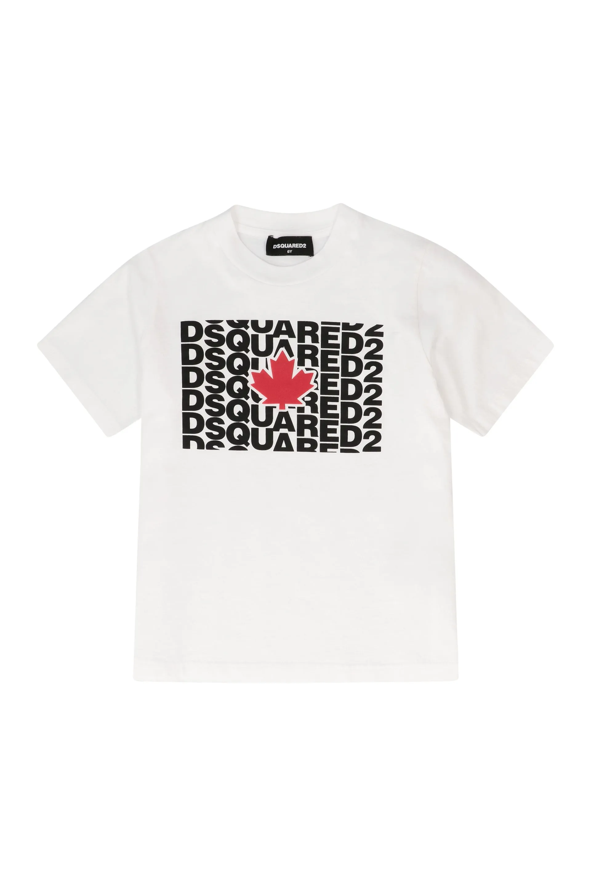 Dsquared2 Kids Logo Printed Crewneck T-Shirt