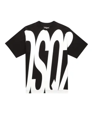 Dsquared2 Kids Logo Printed Crewneck T-Shirt