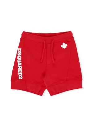 Dsquared2 Kids Logo Printed Drawstring Shorts