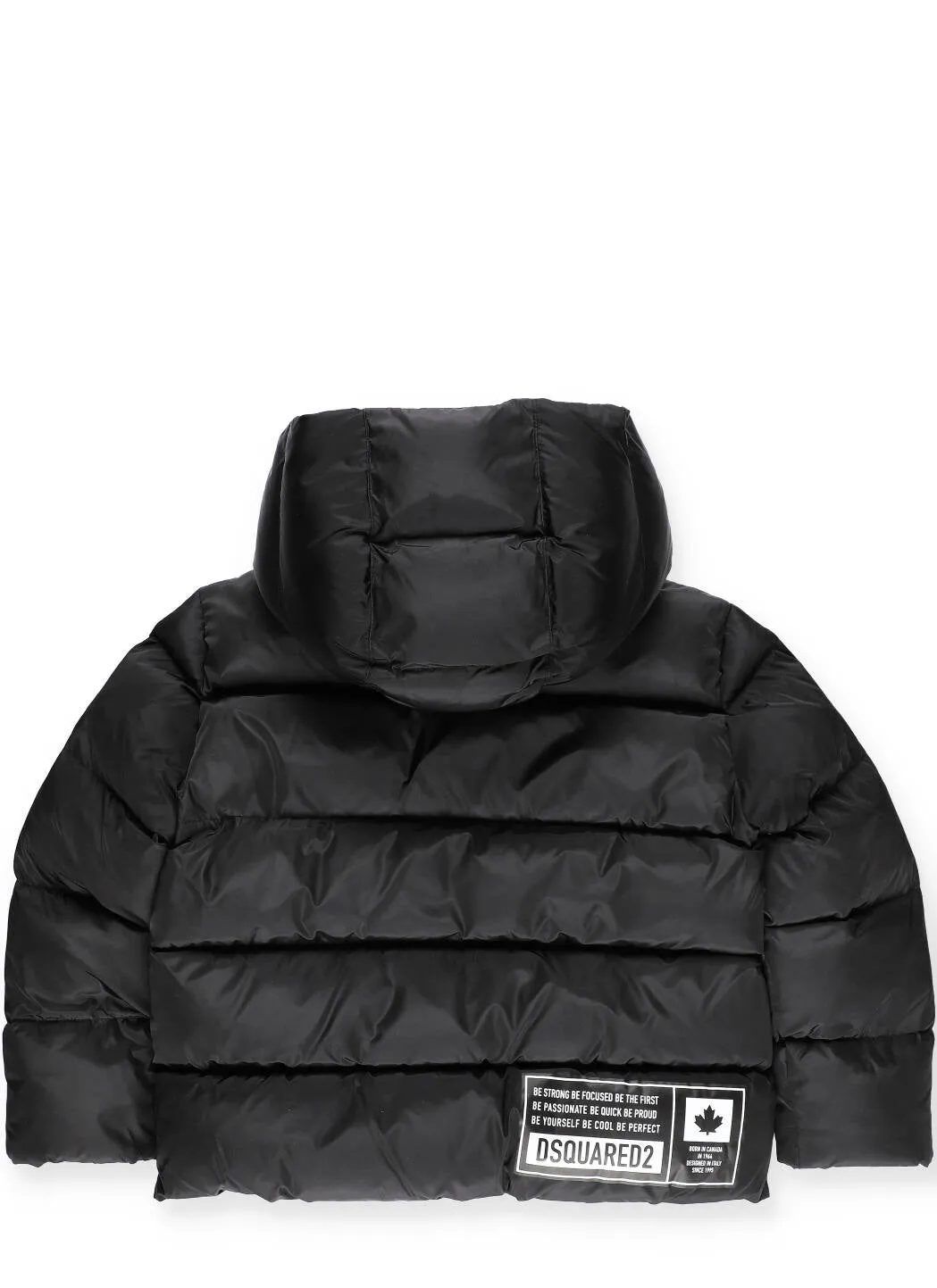 Dsquared2 Kids Logo Printed Hooded Puffer Jacket