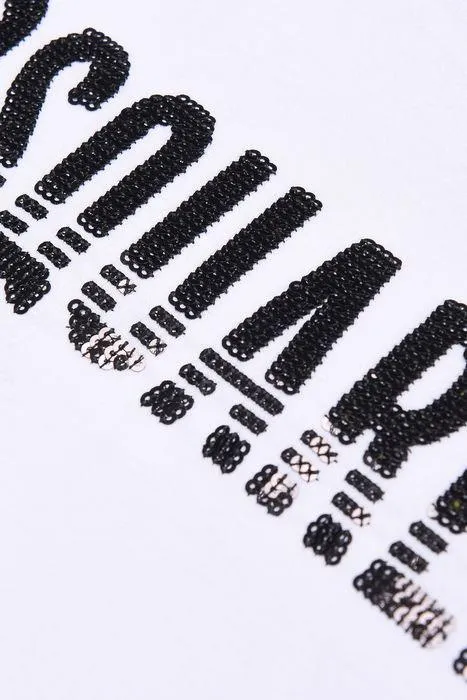 Dsquared2 Kids Logo Printed Sequin Crewneck T-Shirt