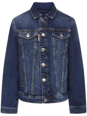 Dsquared2 Kids Rear Logo Print Jacket