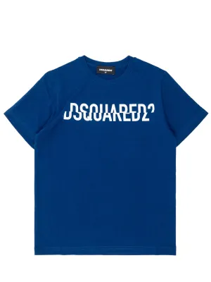 Dsquared2 Kids Split Logo Printed T-Shirt