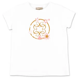 Elie Saab Junior Floral Logo Printed T-Shirt
