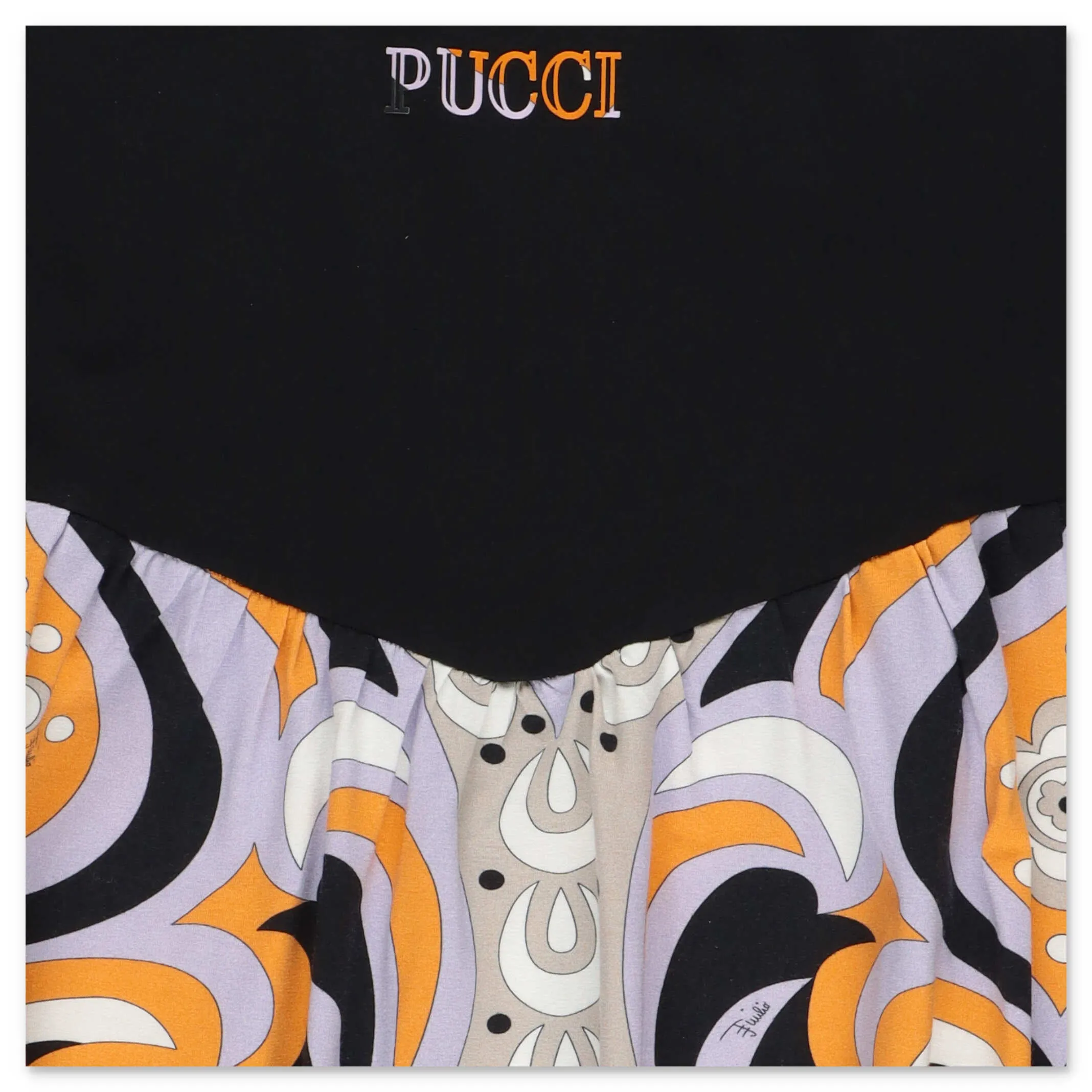 Emilio Pucci Junior Floral Printed T-Shirt Dress