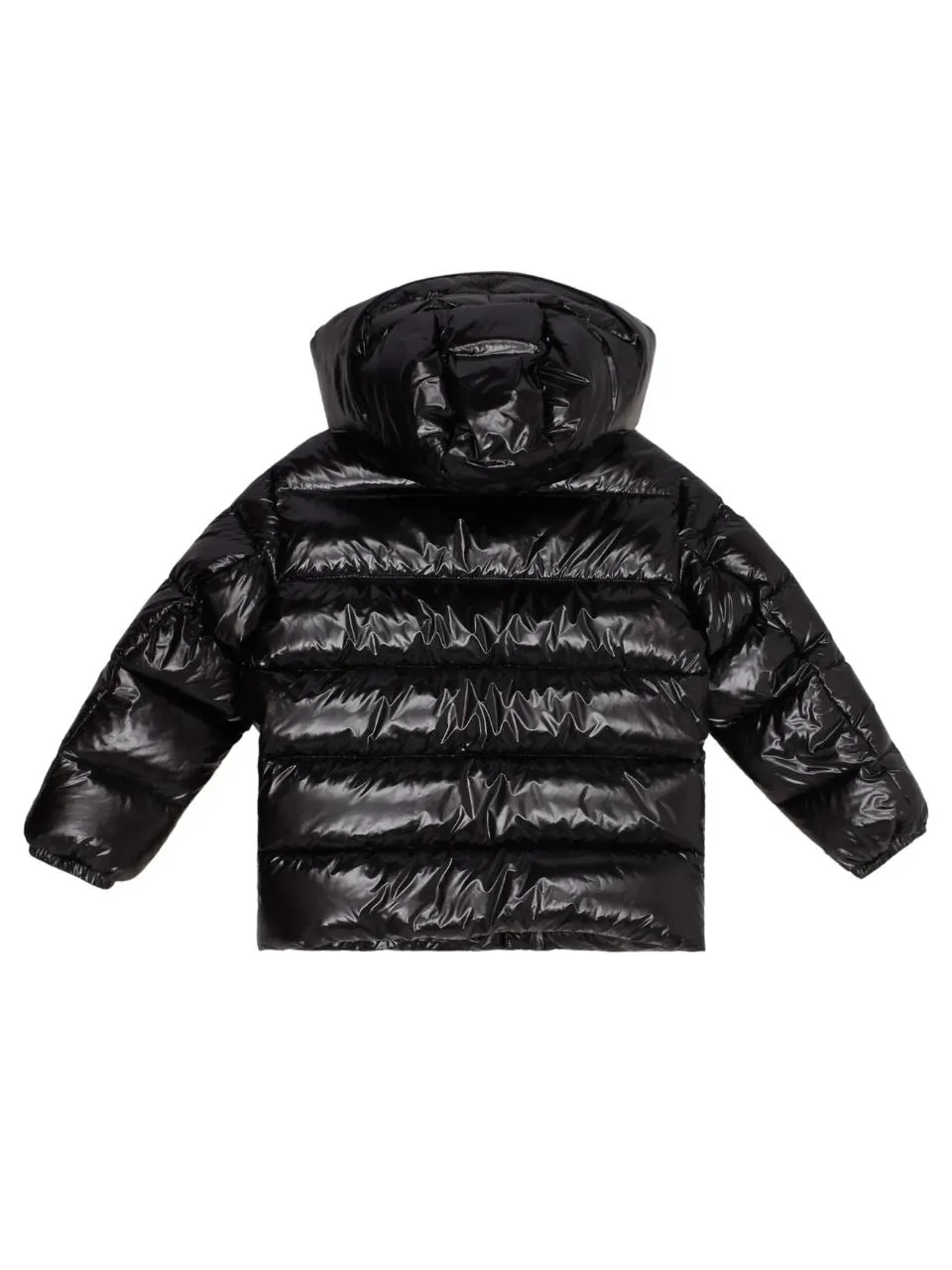 Emporio Armani Kids Asymmetric Zip Puffer Jacket