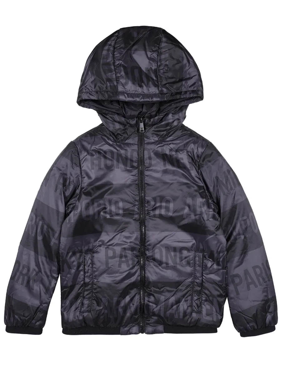 Emporio Armani Kids Hooded Bomber Jacket