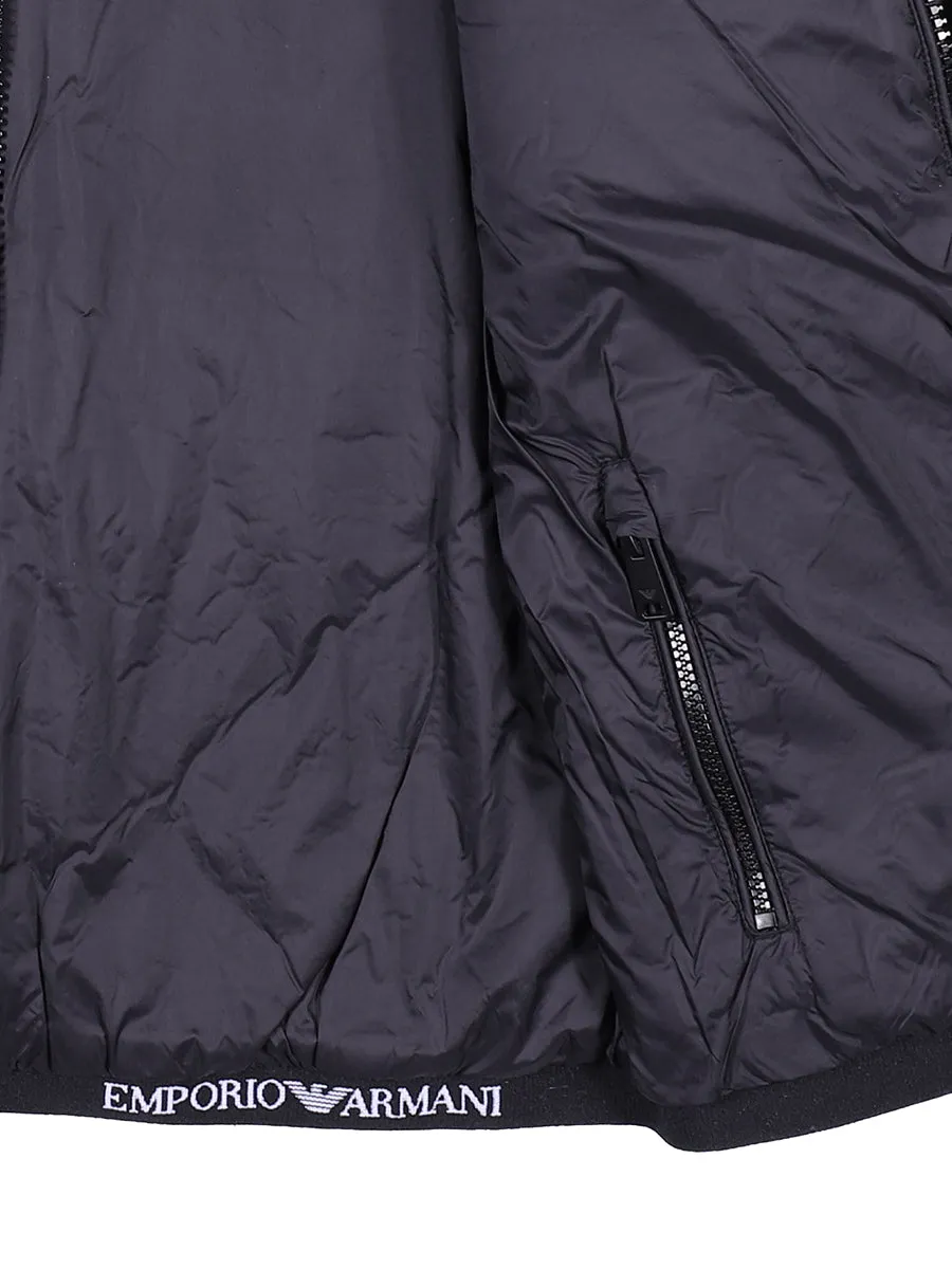 Emporio Armani Kids Hooded Bomber Jacket
