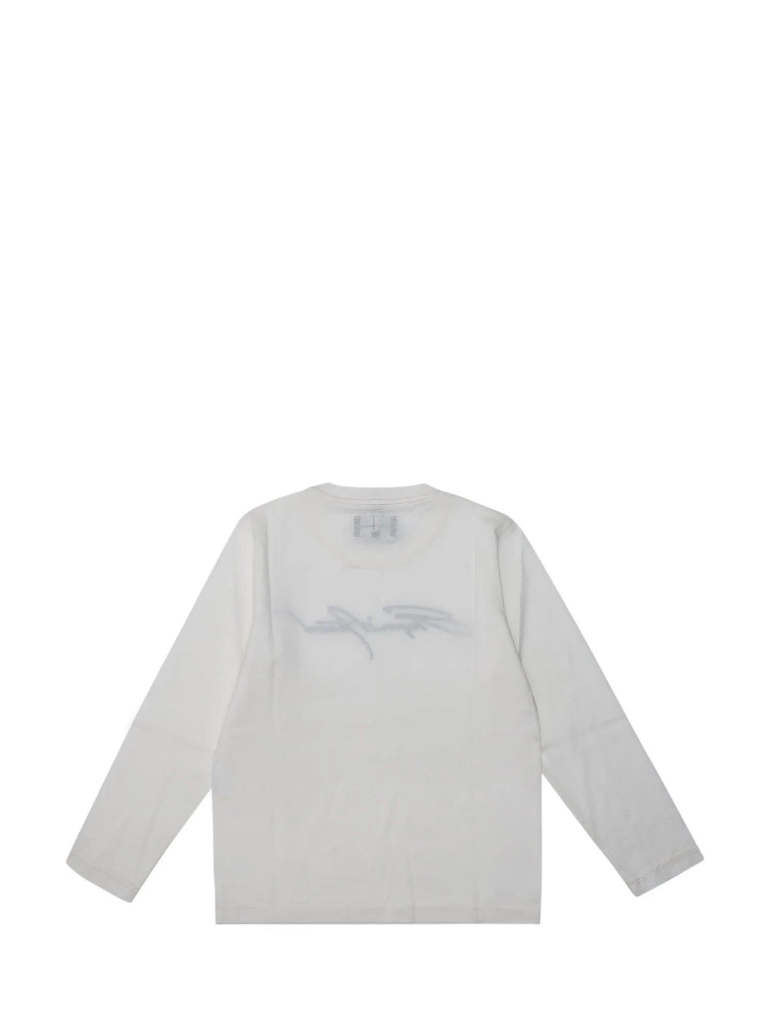 Emporio Armani Kids Logo Embroidered Long-Sleeve Top