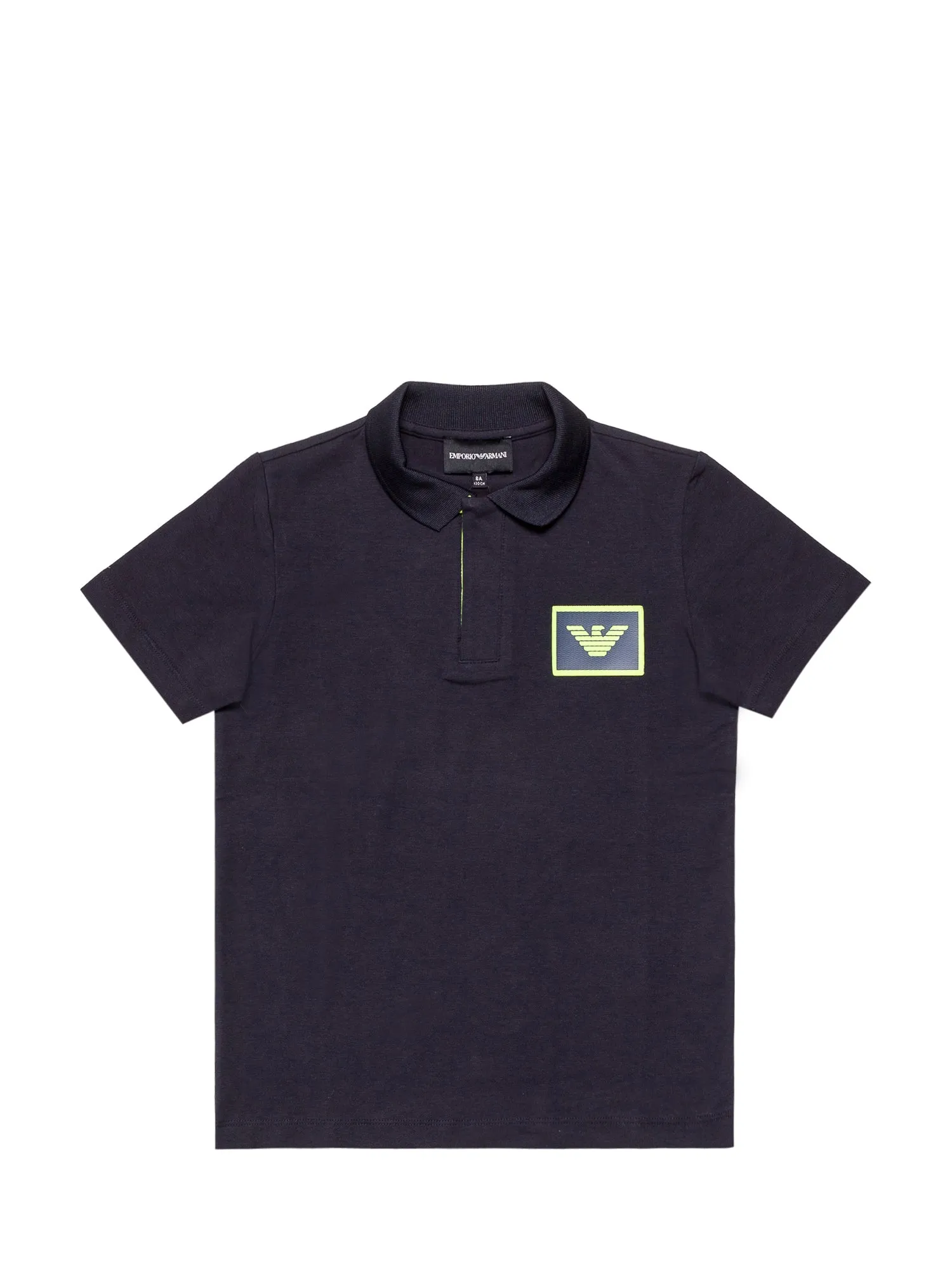 Emporio Armani Kids Logo Patch Polo Shirt