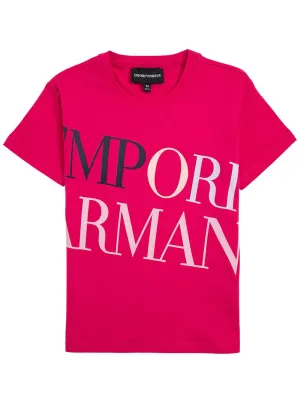 Emporio Armani Kids Logo Print T-Shirt