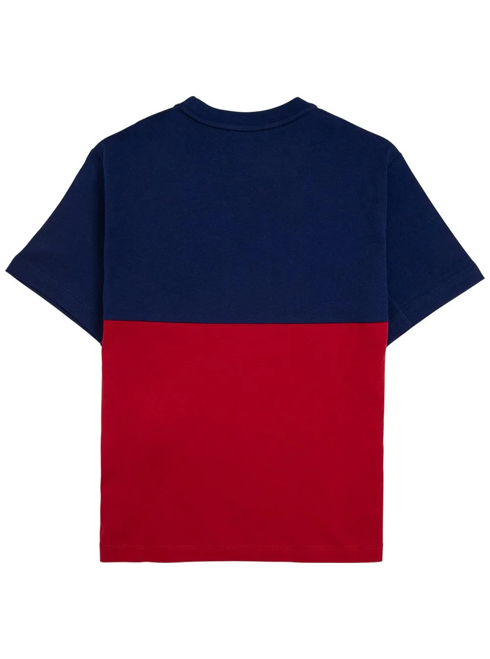 Emporio Armani Kids Logo Printed Two-Tone T-Shirt