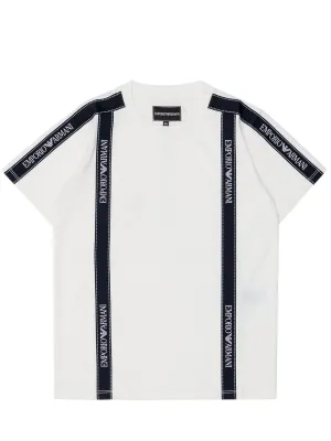 Emporio Armani Kids Logo Stripe T-Shirt
