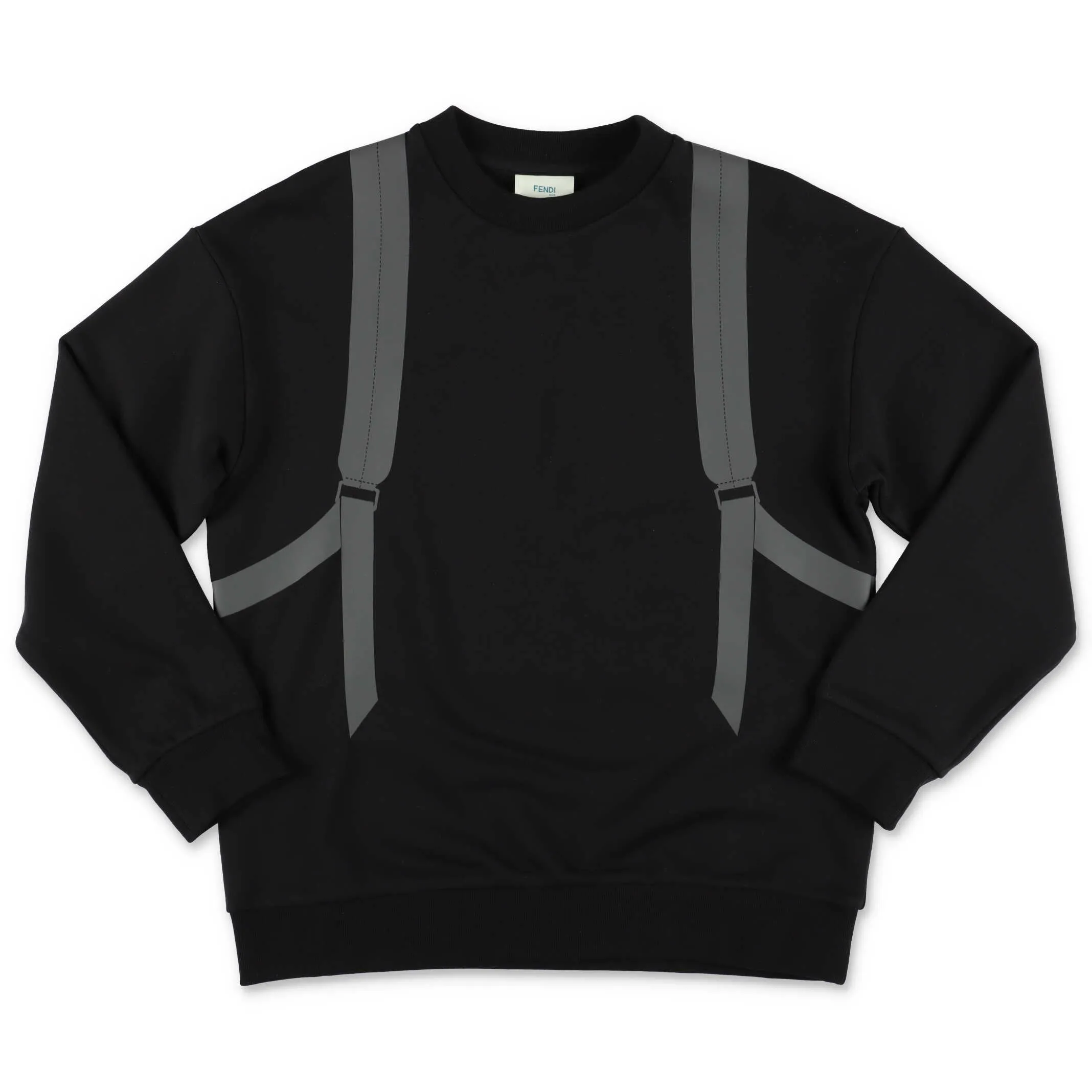 Fendi Kids Backpack Printed Sweatshirt