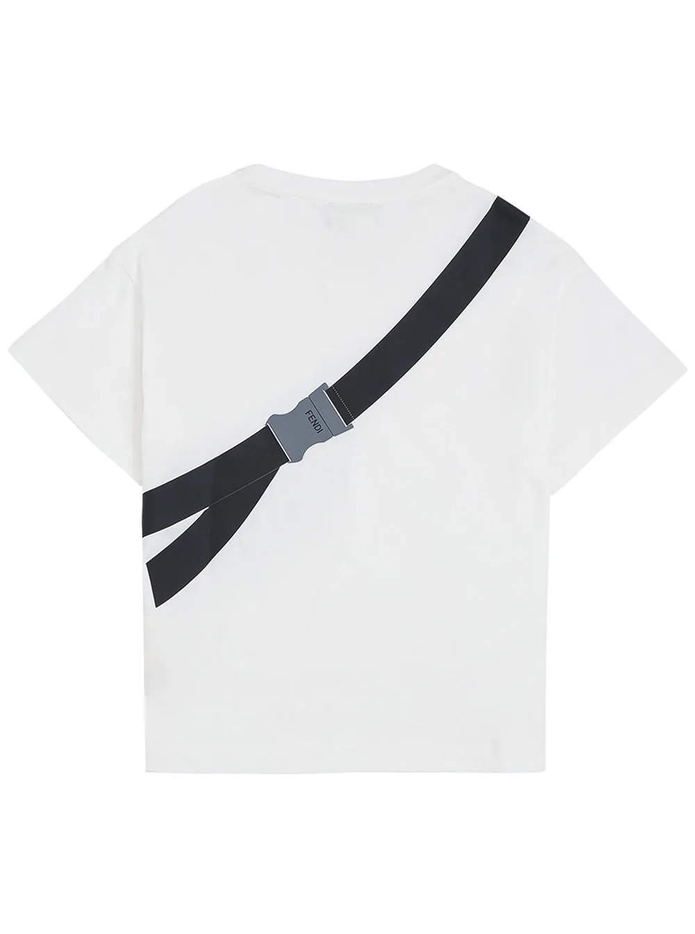 Fendi Kids Crossbody Bag Printed T-Shirt