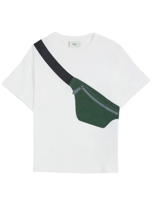 Fendi Kids Crossbody Bag Printed T-Shirt